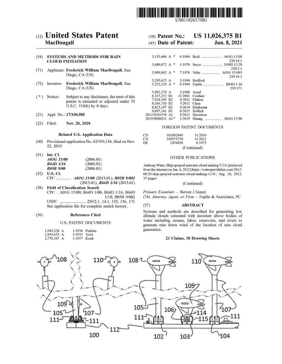 Systems and Methods for Rain Cloud Initiation — first page of PDF